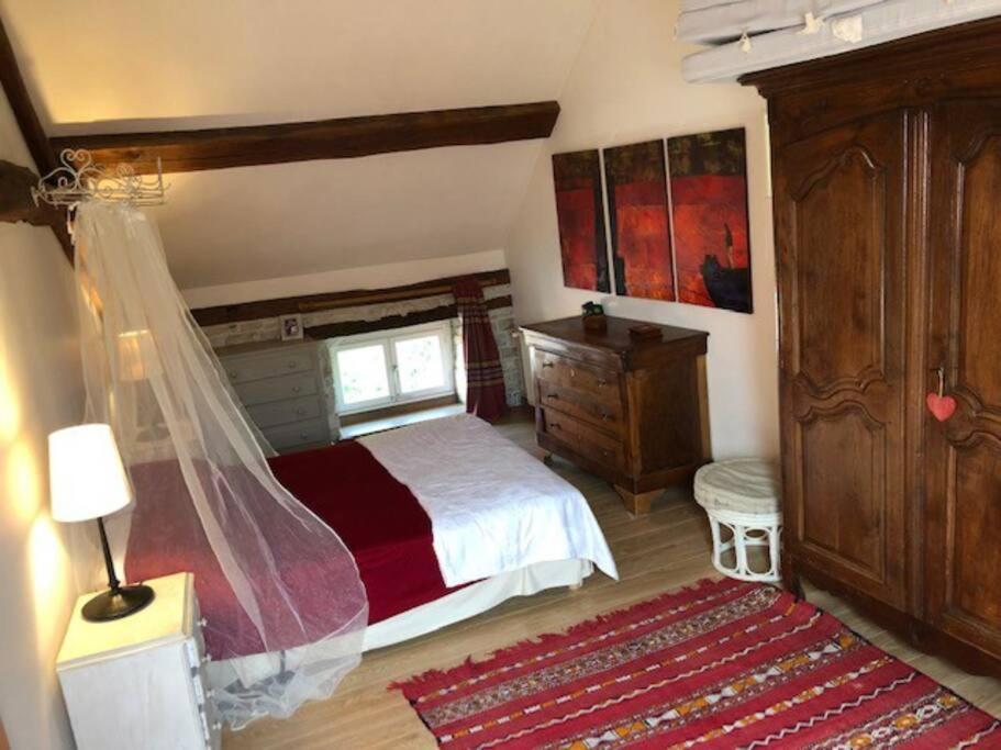 Villa Magnifique Moulin Proche Chablis, Jacuzzi Et Riviere Annay-sur-Serein Exterior foto