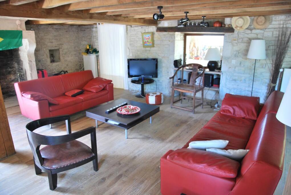 Villa Magnifique Moulin Proche Chablis, Jacuzzi Et Riviere Annay-sur-Serein Exterior foto