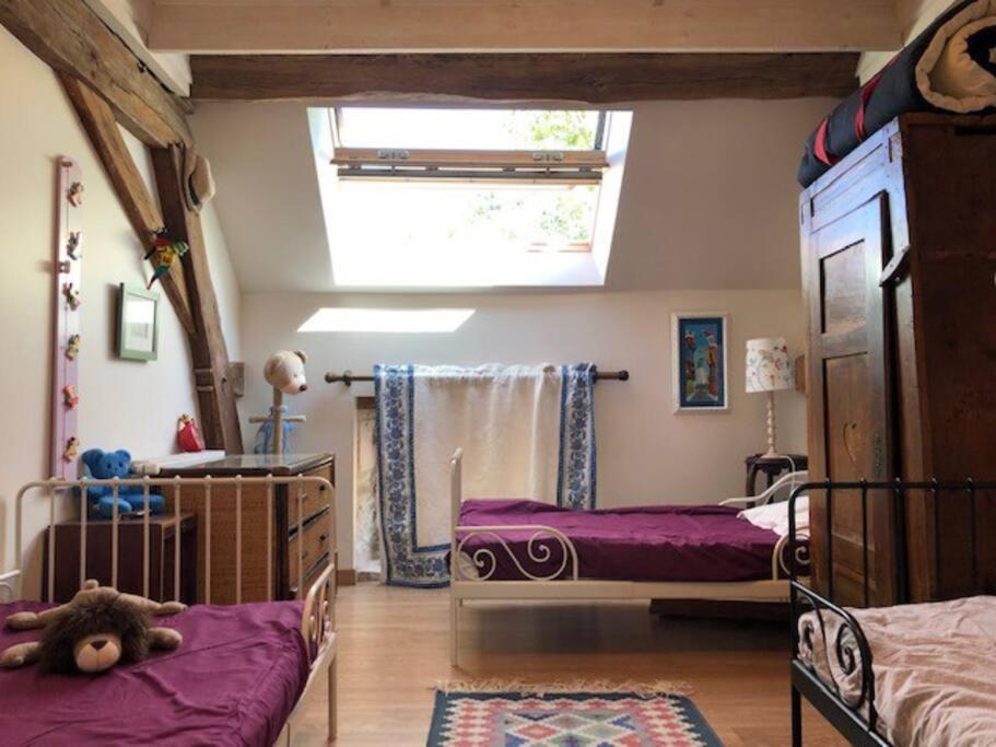 Villa Magnifique Moulin Proche Chablis, Jacuzzi Et Riviere Annay-sur-Serein Exterior foto