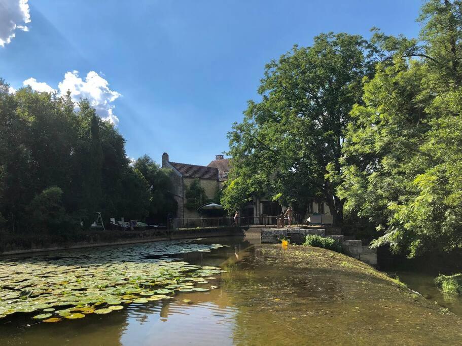 Villa Magnifique Moulin Proche Chablis, Jacuzzi Et Riviere Annay-sur-Serein Exterior foto
