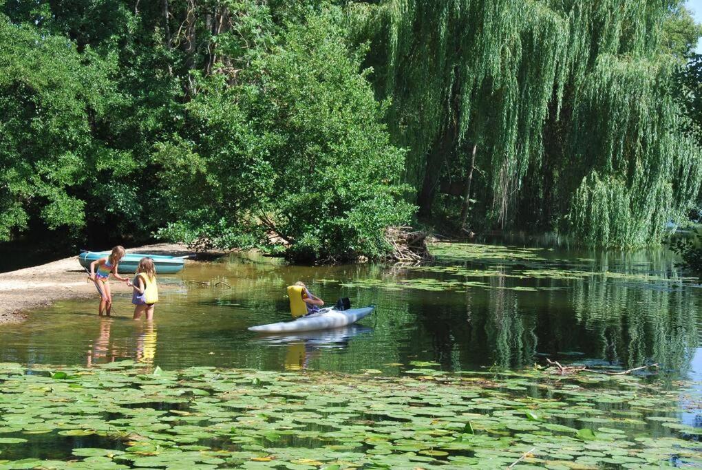 Villa Magnifique Moulin Proche Chablis, Jacuzzi Et Riviere Annay-sur-Serein Exterior foto