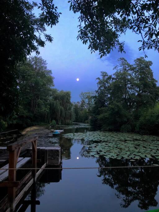 Villa Magnifique Moulin Proche Chablis, Jacuzzi Et Riviere Annay-sur-Serein Exterior foto