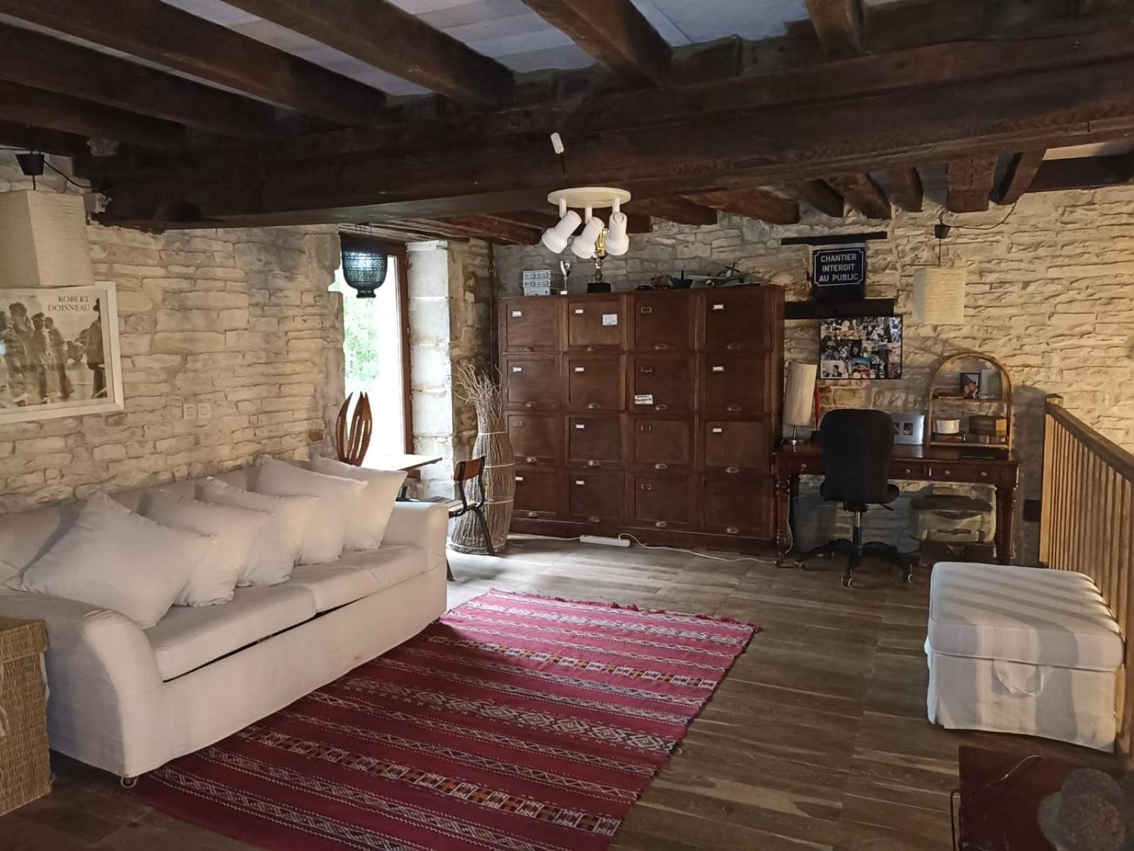 Villa Magnifique Moulin Proche Chablis, Jacuzzi Et Riviere Annay-sur-Serein Exterior foto